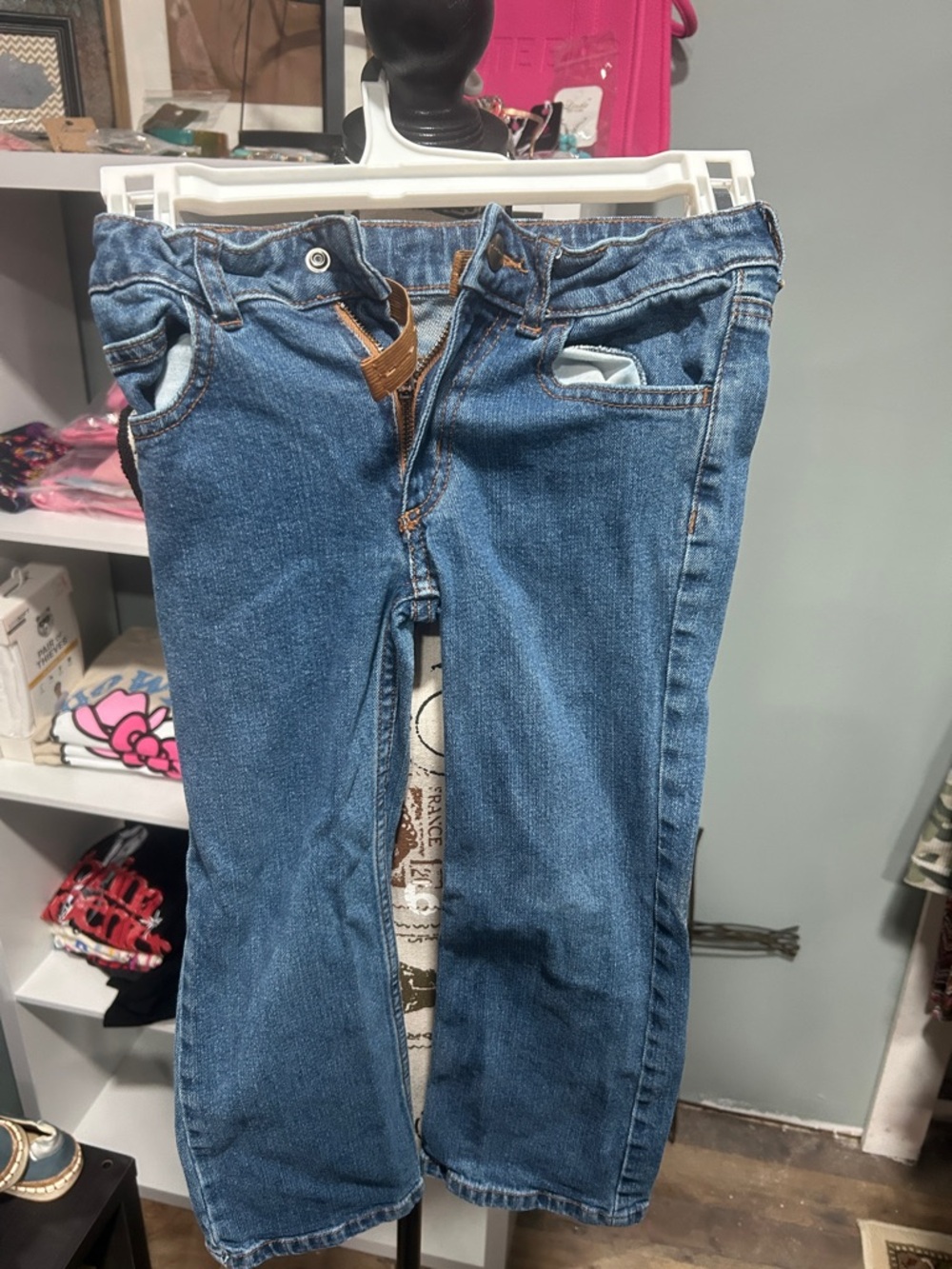 Carhartt Boys Blue Denim Jeans - Classic Straight